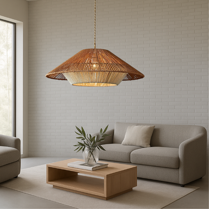Bamboo Woven Pendant Light 2