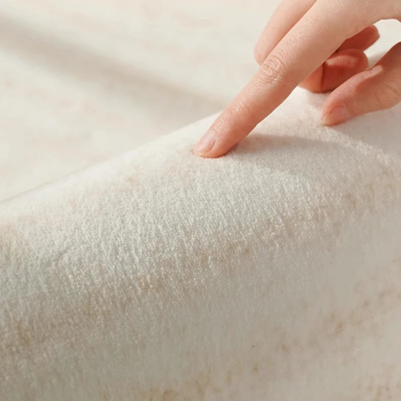 Lorae - Cream Striped Rug 3