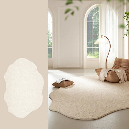 Lorae - Cream Striped Rug 4