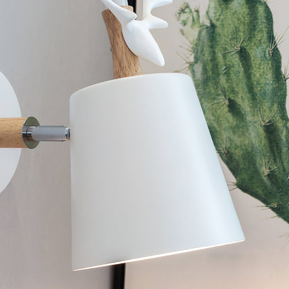 Antler wall sconce 7