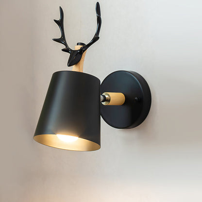 Antler wall sconce 9