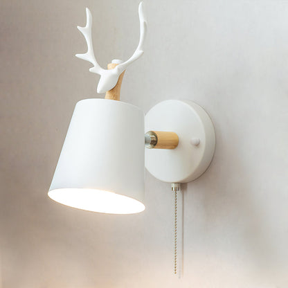 Antler wall sconce 2