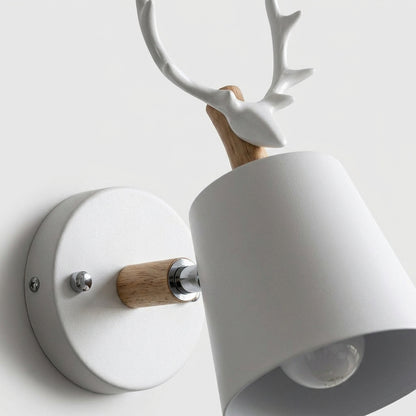 Elara Haus Antler Horn Wall Sconce Light