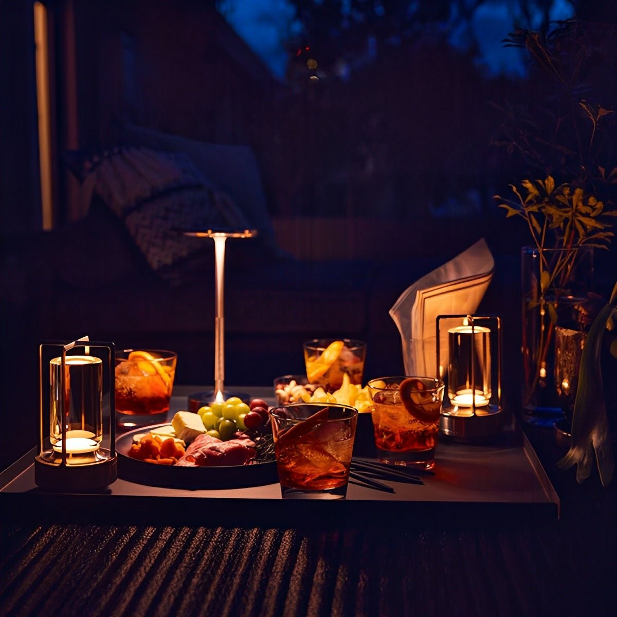 USB Dimmable Dish LED Table Lamp 8