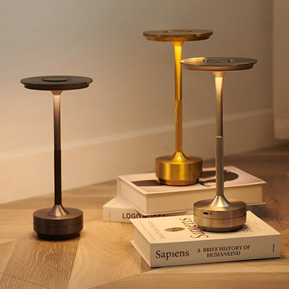 USB Dimmable Dish LED Table Lamp 3