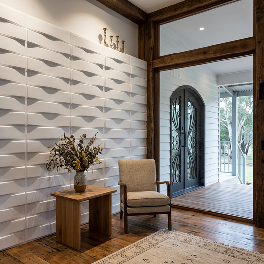 Elara Haus Designer Linear Peak – Architectural High-Relief Geometric Cladding