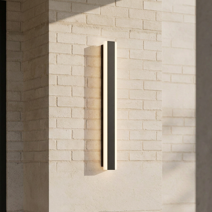 Elara Haus Exterior Linear LED Wall Light with Light Sensor