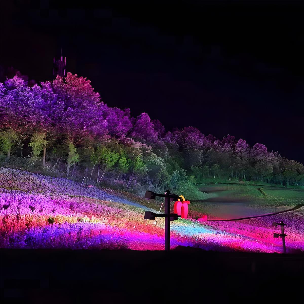 Flyachilles Outdoor Waterproof RGB LED Spot Light Landscape Tree Lighting Multi-purpose 1