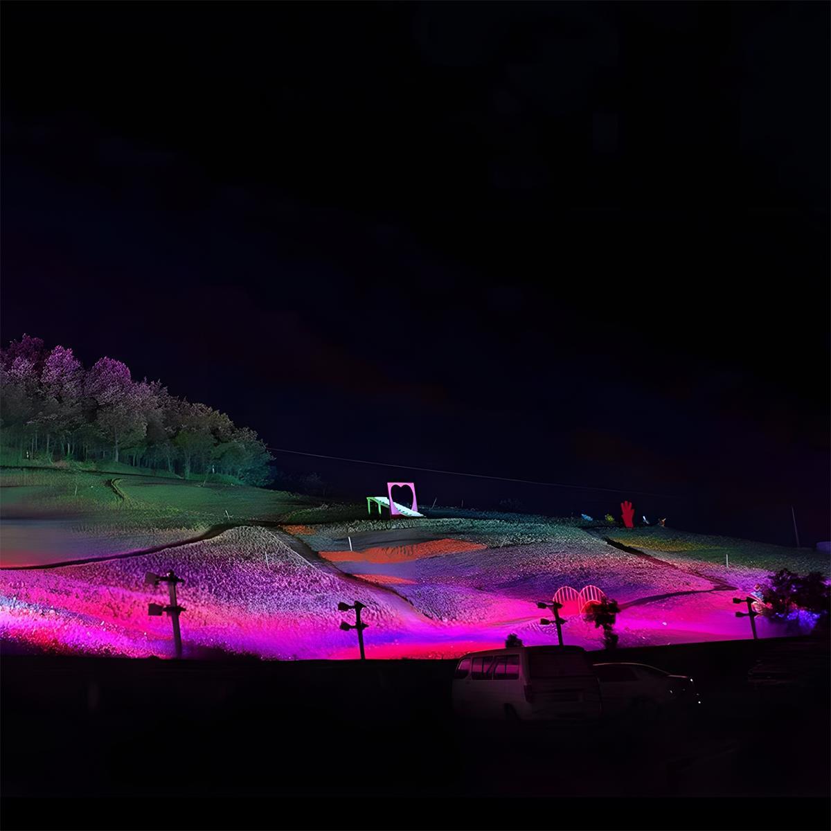 Flyachilles Outdoor Waterproof RGB LED Spot Light Landscape Tree Lighting Multi-purpose 3