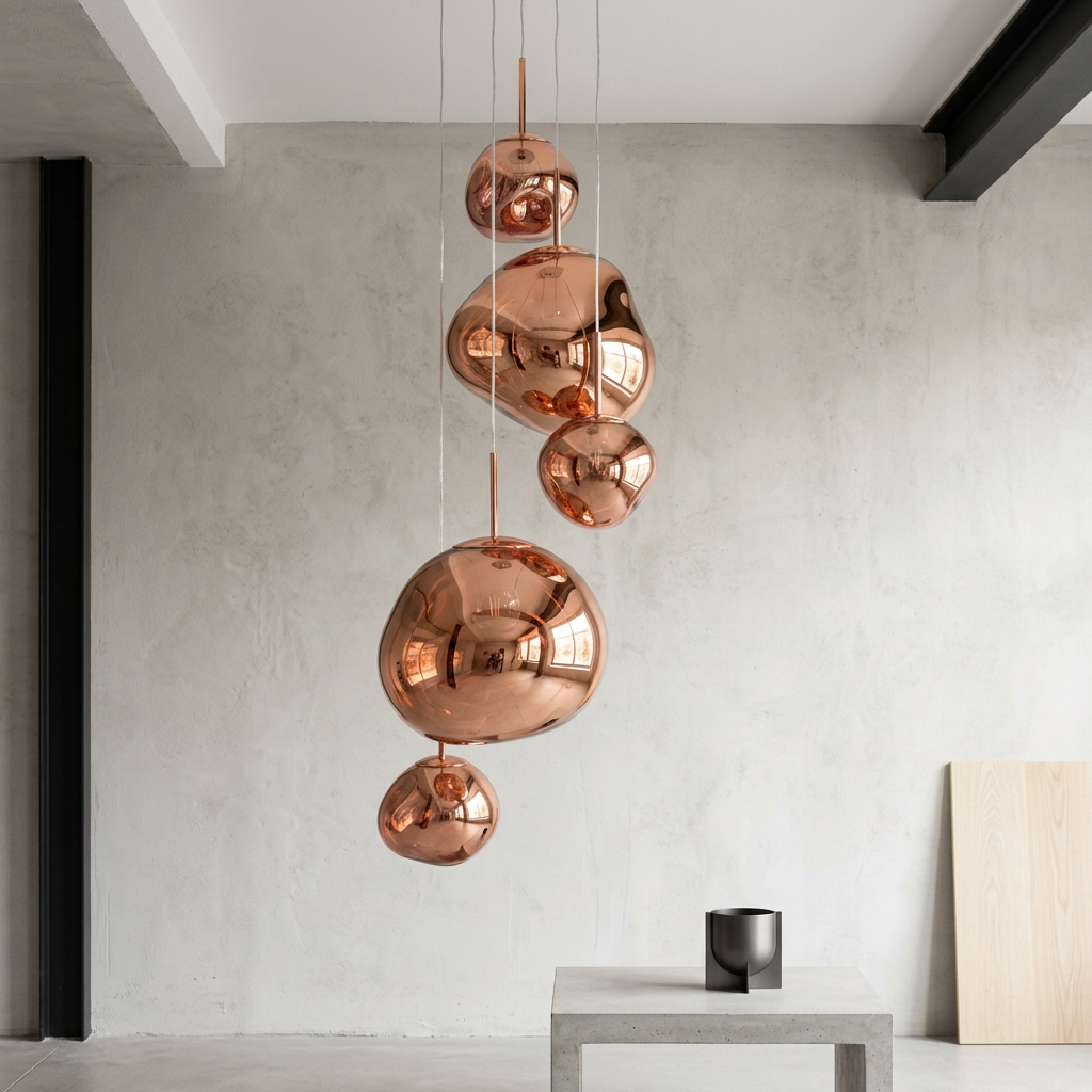 Elara Haus Pendant Light - Metal and Acrylic Kitchen Pendant Lighting