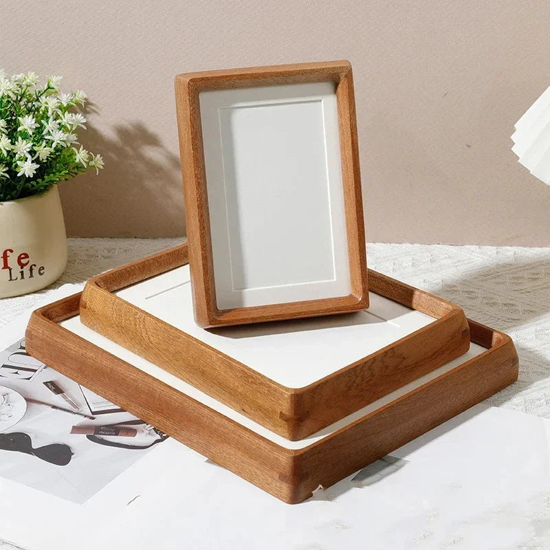 Elara Haus Photo Frame - Handcrafted Solid Wood Decorative Frame 5
