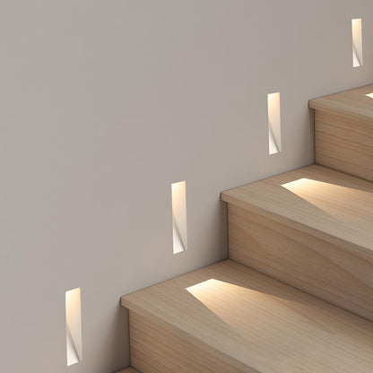 Minimalist Motion Sensor LED Recessed Stairway Lights Step Light 7