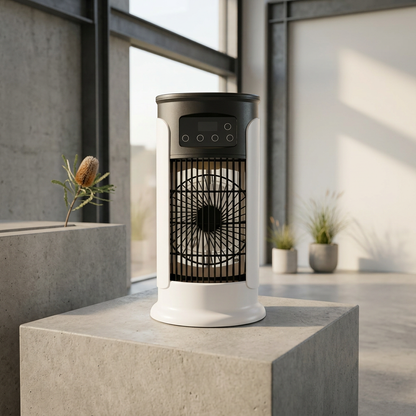 Elara Haus Portable Evaporative Air Cooler with Digital Display & Mist Humidifier