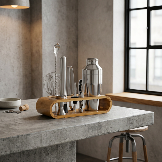 Elara Haus Professional Stainless Steel Cocktail Set