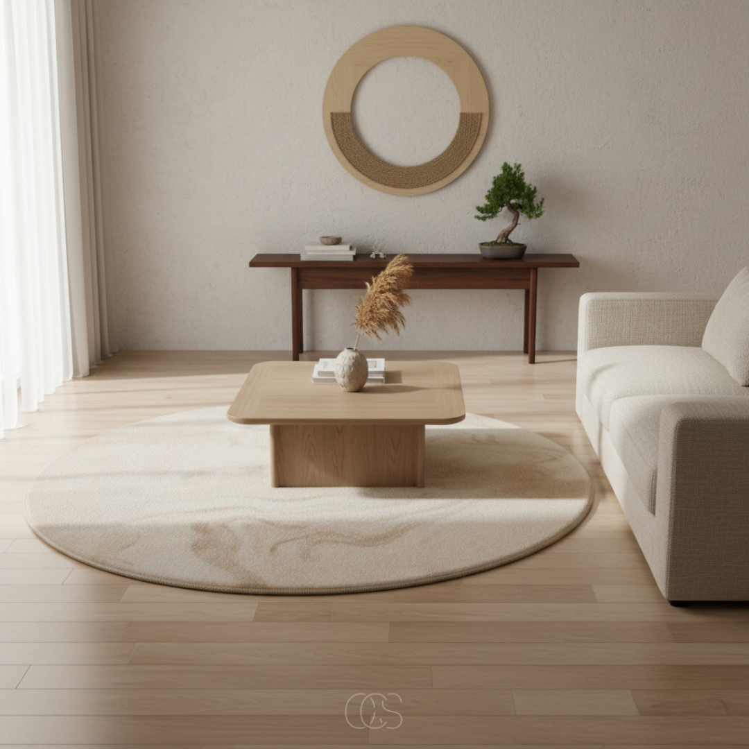 OCS - Girona Cashmere Rug - 160x160cm 1