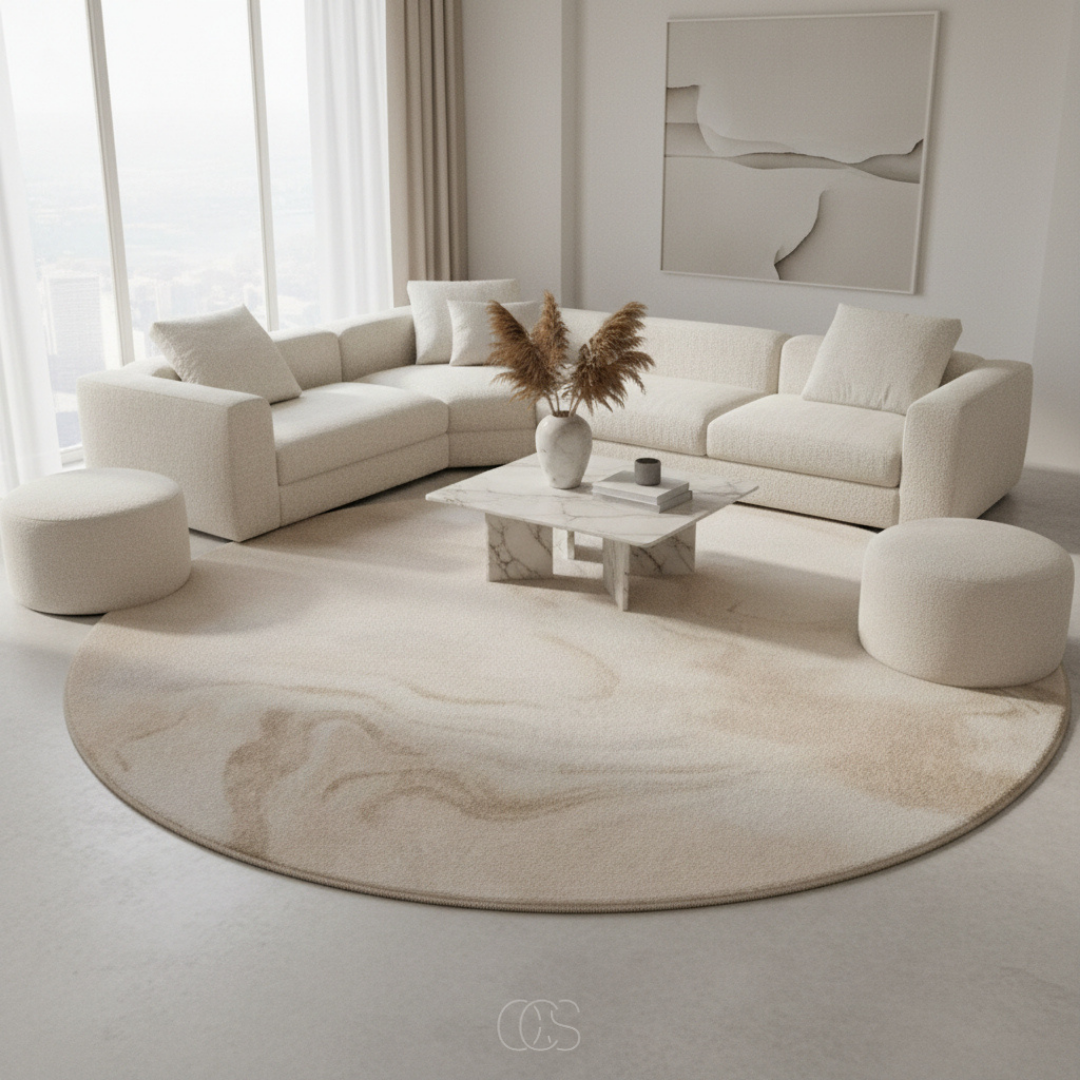 OCS - Girona Cashmere Rug - 160x160cm 3
