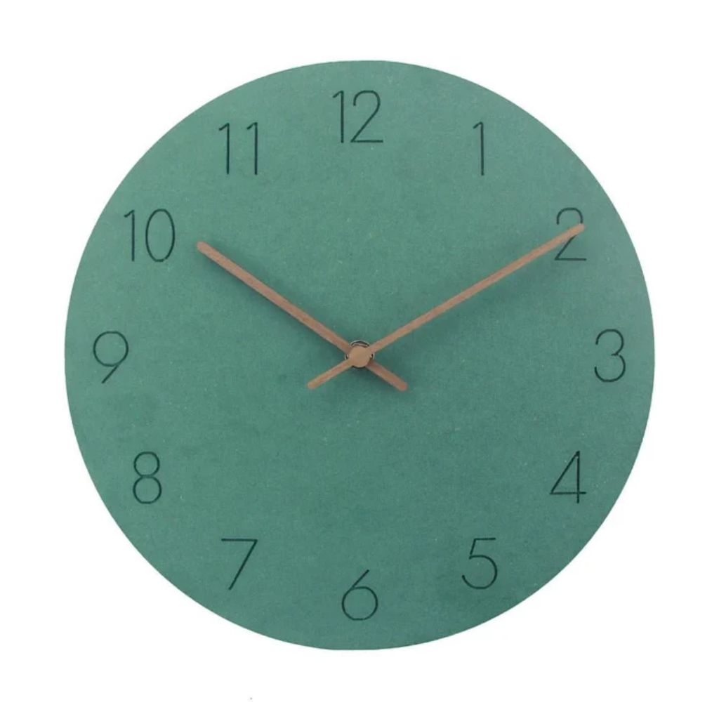 Elara Haus Scandinavian Minimalist Wall Clock - Natural Wood Quiet Movement 7