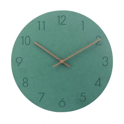 Elara Haus Scandinavian Minimalist Wall Clock - Natural Wood Quiet Movement 7