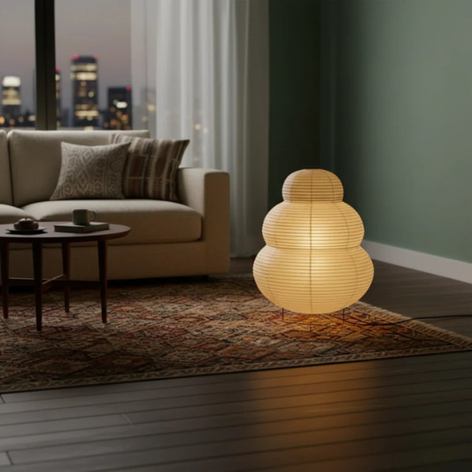 Elara Haus Shizuku Shoji Floor Lamp