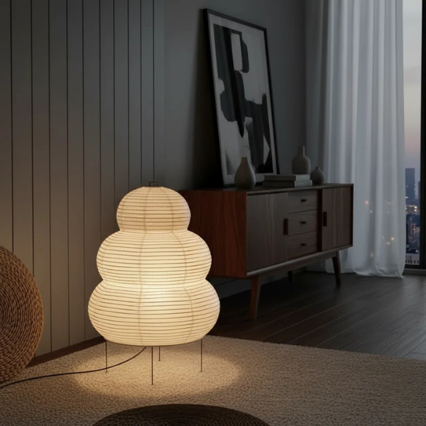 Elara Haus Shizuku Shoji Floor Lamp
