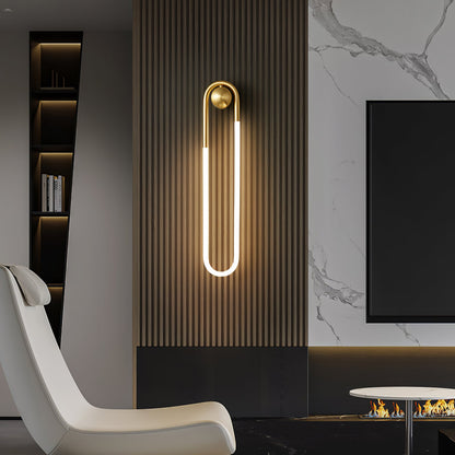 Elara Haus Wall Lamp - Brass Integrated LED Wall Sconce Lighting 2