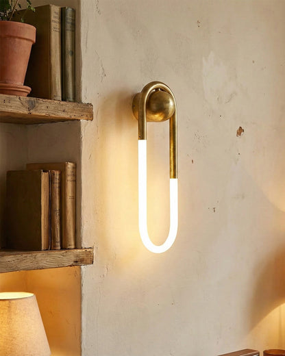 Elara Haus Wall Lamp - Brass Integrated LED Wall Sconce Lighting 8