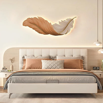 Feather Wall Lamp Modern Luxury Creative LED Art Deco Lamp 13