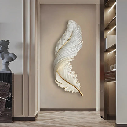 Feather Wall Lamp Modern Luxury Creative LED Art Deco Lamp 14