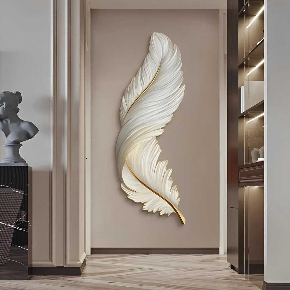 Feather Wall Lamp Modern Luxury Creative LED Art Deco Lamp 17