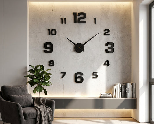 3D Creative Wall Clock