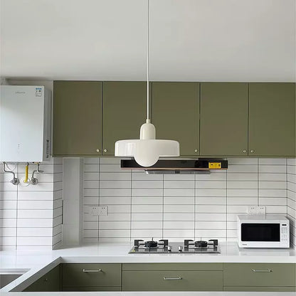 Geometric Coloured Glass Pendant