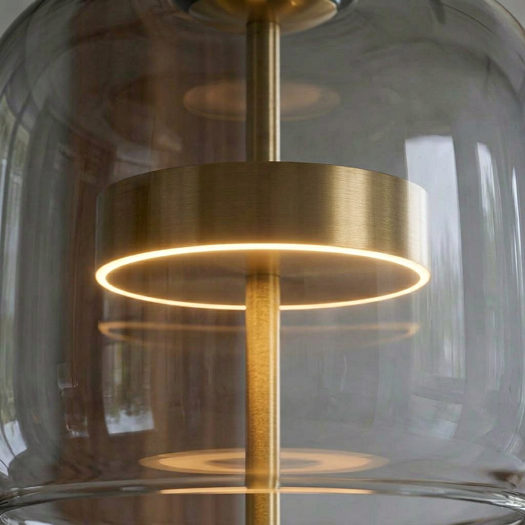 Glass Dome LED Table Lamp