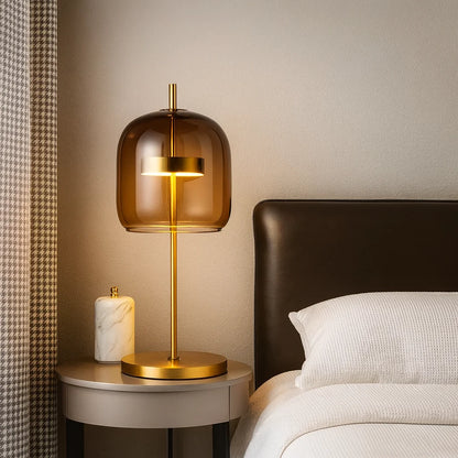 Elara Haus Table Lamp - Stained Glass Shade Bedside Table Lamps 5