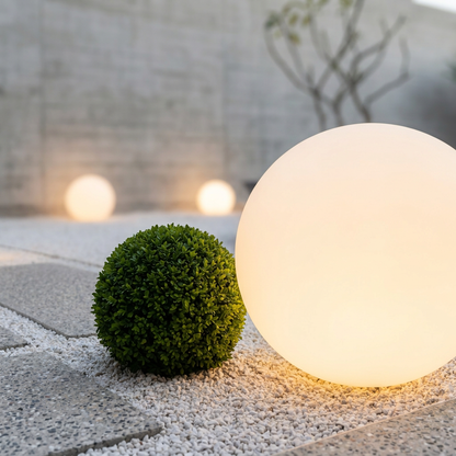 Illuminated Spherical Outdoor Ground Light