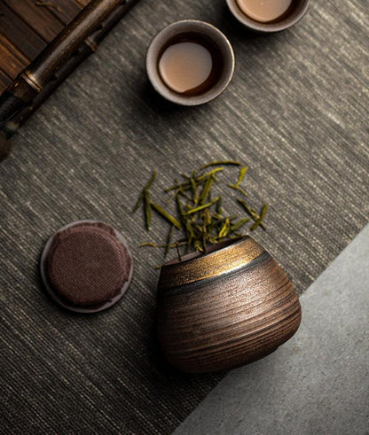 Small Japanese Storage Jar | Moisture-proof Sealing | Japanese Pottery 5