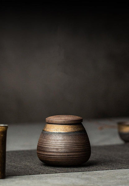 Small Japanese Storage Jar | Moisture-proof Sealing | Japanese Pottery 7