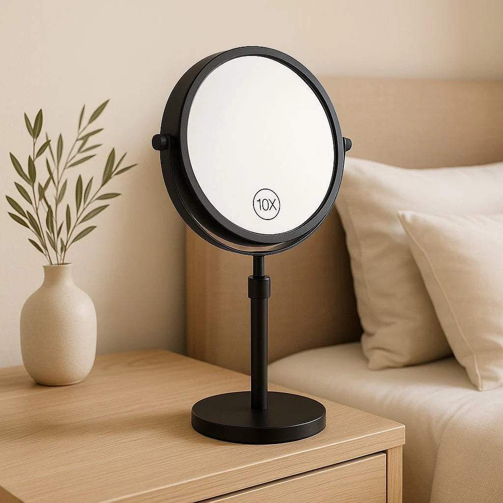 Elara Haus LED Makeup Mirror - Adjustable Height 10X Magnification 6