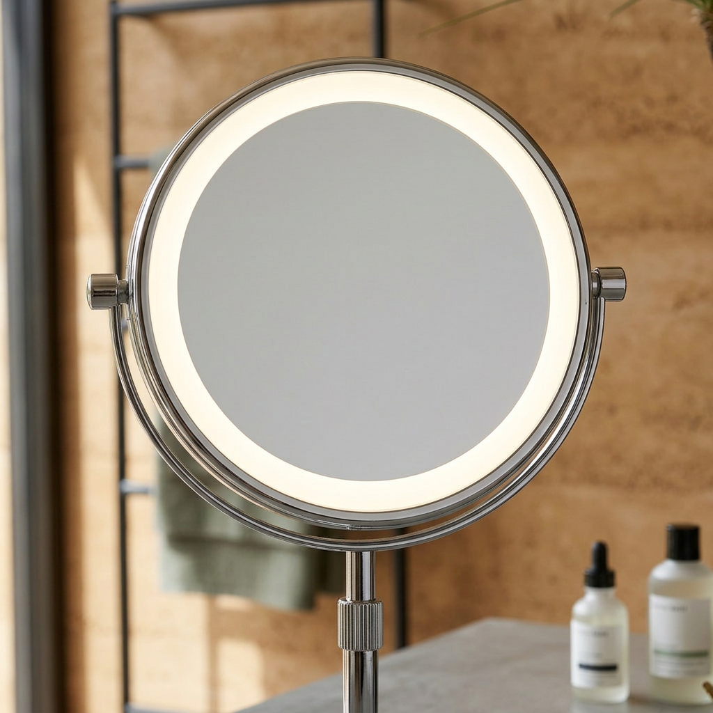 LED Makeup Mirror with 10X Magnification