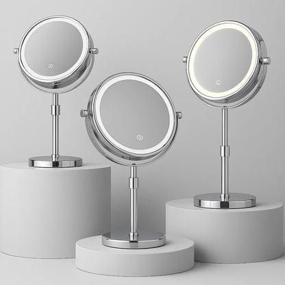 Elara Haus LED Makeup Mirror - Adjustable Height 10X Magnification 4