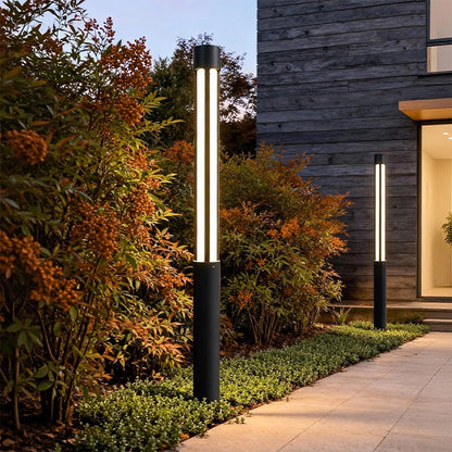 Residential Bollard Lights Modern Cylindrical LED Landscape Light 6