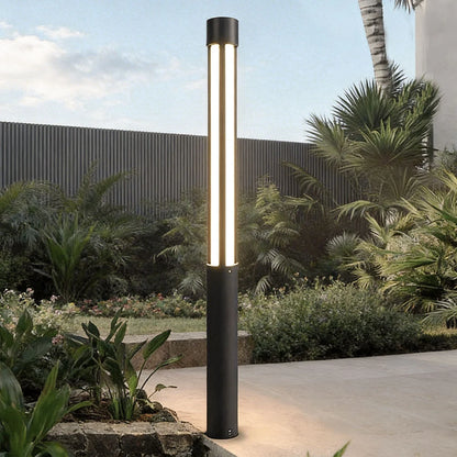 Residential Bollard Lights Modern Cylindrical LED Landscape Light 3