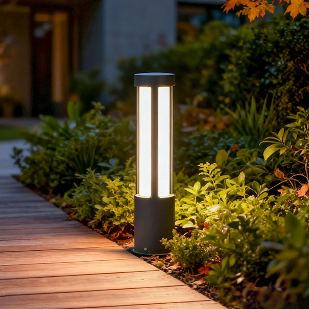 Residential Bollard Lights Modern Cylindrical LED Landscape Light 5