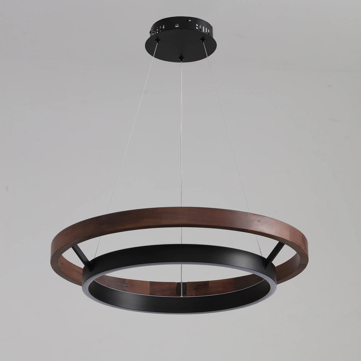 WOMO Circular Led Wood Chandelier-WM2492 8