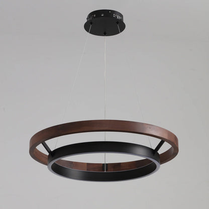 WOMO Circular Led Wood Chandelier-WM2492 8