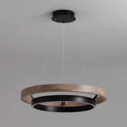 WOMO Circular Led Wood Chandelier-WM2492 7