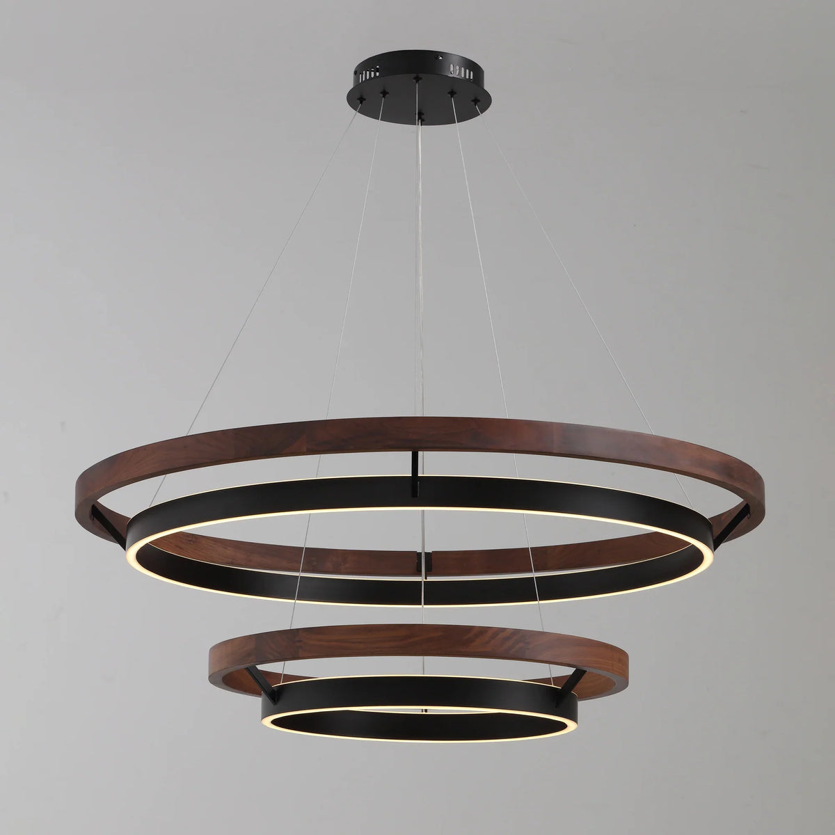 WOMO Circular Led Wood Chandelier-WM2492 9