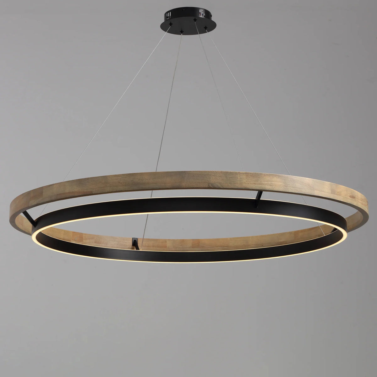WOMO Circular Led Wood Chandelier-WM2492 10