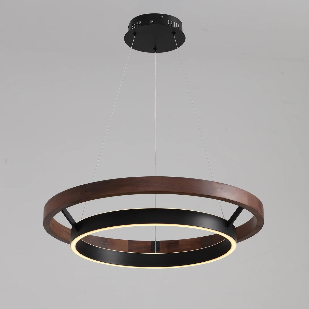 WOMO Circular Led Wood Chandelier-WM2492 12