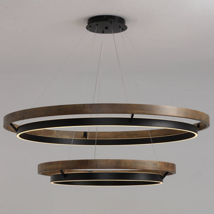 WOMO Circular Led Wood Chandelier-WM2492 14