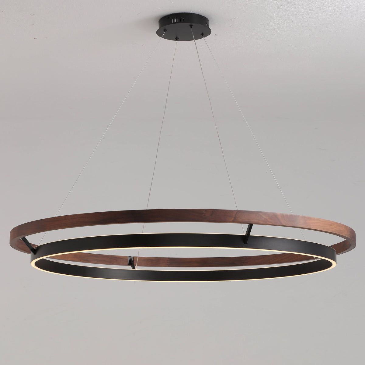 WOMO Circular Led Wood Chandelier-WM2492 15